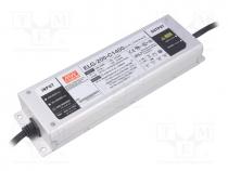 Power supply  switching, LED, 198.8W, 71....142VDC, 1400mA, IP67, 92%