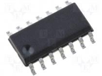 Int. circuit dual 4-channel analog mux/demux SO14