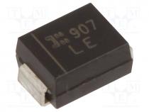 Diode  TVS, 600W, 13.3....15.3V, 30.2A, unidirectional, SMB, reel,tape