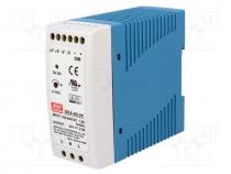 Power supply  switching, for DIN rail, 60W, 24VDC, 2.5A, 90....264VAC