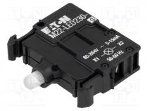 Illuminating unit, 22mm, RMQ-Titan, -25....70C, Illumin  LED, front
