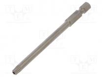 Screwdriver bit, Torx® with protection, T25H, Overall len  90mm
