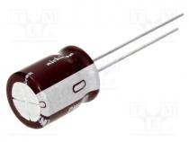 Capacitor  electrolytic, low ESR, THT, 680uF, 6.3VDC, Ø10x12.5mm