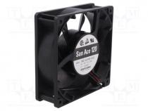 Fan  DC, axial, 24VDC, 120x120x38mm, 200.4m3/h, 46dBA, ball, 3100rpm