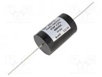 Capacitor  polypropylene, 47uF, 400VDC, 2%, Ø42.2x67mm, -25....85C