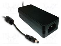 Power supply  switching, 18VDC, 3.33A, Out  5,5/2,1, 60W, 90....264VAC