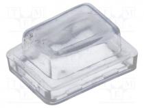 Accessories  cover, Body  transparent, -25....70C, 13x19.2mm