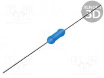 Resistor  metal film, THT, 82k, 0.6W, 1%, Ø0.6x28mm, Ø2.5x6.8mm