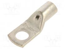 Tip  ring tube, M10, 35mm2, crimped, for cable, straight, tinned