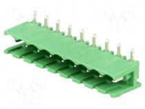Connector  pluggable terminal block, socket, male, 20A, 320V, THT