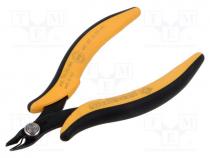 Pliers, cutting,miniature, 132mm, with small chamfer