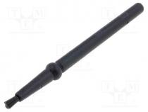 Brush, ESD, L  124mm, Ø  7mm, Bristle len  18mm, 100k÷1G