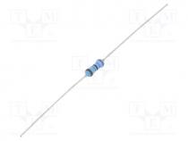 Resistor  thin film, THT, 270k, 600mW, 1%, Ø0.6x28mm, Ø2.5x6.5mm