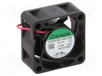 Fan  DC, axial, 12VDC, 40x40x20mm, 18.7m3/h, 28.5dBA, ball, 8200rpm