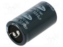 Capacitor  electrolytic, SNAP-IN, 1000uF, 400VDC, Ø35x60mm, 20%