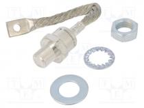 Diode  rectifying, 1.6kV, 400A, cathode to stud, DO205AB,DO9, bulk