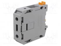 Splice terminal  rail, UKH, 192A, 1kV, for DIN rail mounting, grey