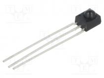 Integrated IR receiver, 38kHz, 2.7÷5.5V, 45, 940nm, 0.35÷0.7mA