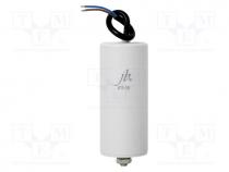 Capacitor  polypropylene, motors, run, 16uF, 450VAC, Ø34x65mm, 5%
