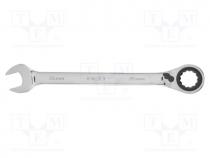 Wrench, combination spanner,with ratchet, 26mm, with switch
