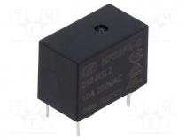 Relay  electromagnetic, SPST-NO, Ucoil  12VDC, 10A, 10A/250VAC