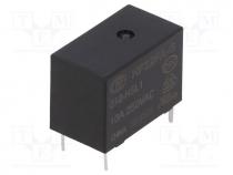 Relay  electromagnetic, SPST-NO, Ucoil  12VDC, 10A, 10A/250VAC