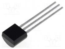 Thyristor, 400V, Ifmax  0.8A, Igt  0.2mA, TO92, THT, bulk, Ifsm  10A