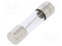 Fuse  fuse, 50mA, 250VAC, time-lag, cylindrical,glass, 5x20mm