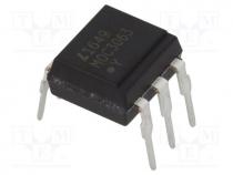 Optotriac, 5kV, Uout  600V, zero voltage crossing driver, DIP6
