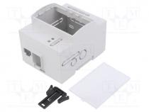 Enclosure  for computer, Raspberry Pi, ABS,polycarbonate, grey