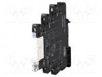 Relay  interface, SPDT, Ucoil  230VAC,230VDC, 6A
