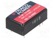 Converter  DC/DC, 10W, Uin  36÷75VDC, Uout  12VDC, Uout2  -12VDC
