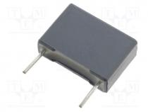 Capacitor  polyester, 330nF, Uoper  250VDC, 160VAC, 15mm, 10%, R60