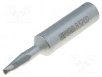 Tip, chisel, 2.2mm, for soldering iron,for soldering station
