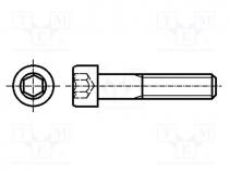 Screw, M2.5x16, 0.45, Head  cheese head, hex key, HEX 2mm, DIN 912
