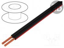 Wire  loudspeaker cable, HELUSOUND®, 2x4mm2, stranded, Cu