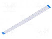 FFC tape, Cores  30, Tape ph  0.5mm, L  203mm, 500mA, 60V, FFC5-TIN