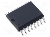 IC  interface, transceiver, full duplex,RS232, 120kbps, SO16-W