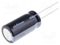 Capacitor  electrolytic, THT, 22uF, 200VDC, Ø10x20mm, Pitch  5mm