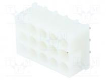 Connector  wire-board, socket, male, PIN  15, Universal MATE-N-LOK