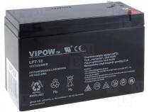 Rechargeable acid cell 12V 7Ah 151x65x94mm VIPOW