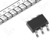 Integrated circuit dual gate inverter 1.65-5.5V SC70-6