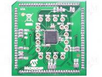 Module DIP with microcontroller dsPIC33FJ12GP202-I/ML