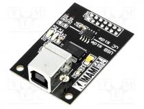 USB-RS232 converter module, Interface  UART, USB