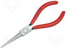 Pliers, long, flat nose for electronics specialists