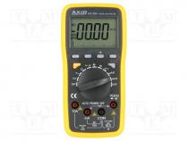 Digital multimeter, LCD 3,75 digit (3999), 3x/s, -20....1000C