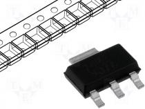 Integrated circuit volt. regulator adj. 1,2-25V SOT223