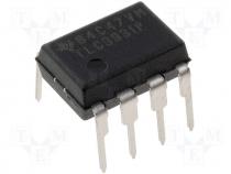 Integrated circuit, dual LINCMOS LP comparator DIP8