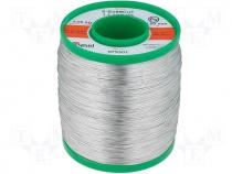 Solderwire, lead free, with copper addition 0,5mm/1,0kg
