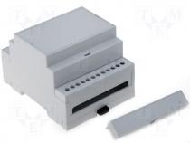 Box for DIN rail mounting 71mm 12/12pin